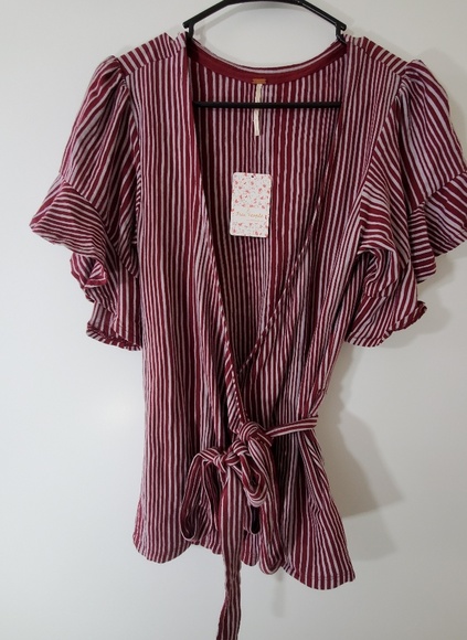 Free People Tops - Free People wrapped around my finger striped top